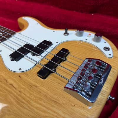 1989 Fender USA Longhorn Precision Bass Plus in Natural image 11