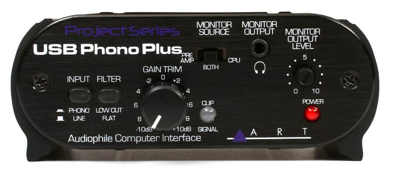 ART USB Phono Plus Phono Preamp & Audio Interface image 1
