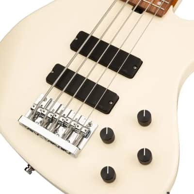 Sadowsky MetroExpress 24-Fret Modern Bass, Morado Fingerboard, 5-String - Solid Olympic White High Polish image 5