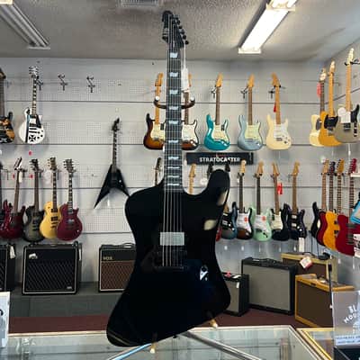 ESP LTD Phoenix-201 6 String Electric Guitar in black image 2