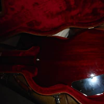 Gibson '61 SG Reissue 2013 - Cherry Upgraded pickups, Vintage 60's Lyre trem image 7