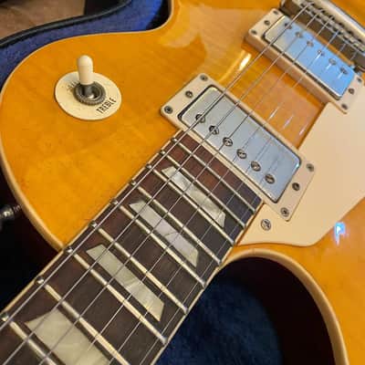 Very Rare Orville by Gibson Japanese Left-Handed Amberburst Les Paul Standard 1992 with HSC image 10