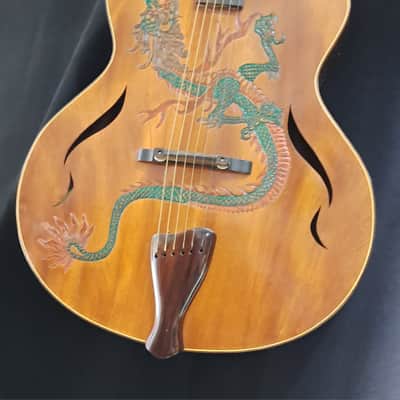 Blueberry Archtop Acoustic Guitar Grand Concert Built to Order in 90 Days image 10