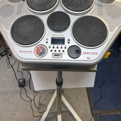 Yamaha DD-55 electronic pad set/stands/pedals 2010 - silver image 3
