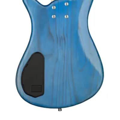 Warwick RockBass Streamer Standard, 4-String - Ocean Blue Transparent Satin image 5