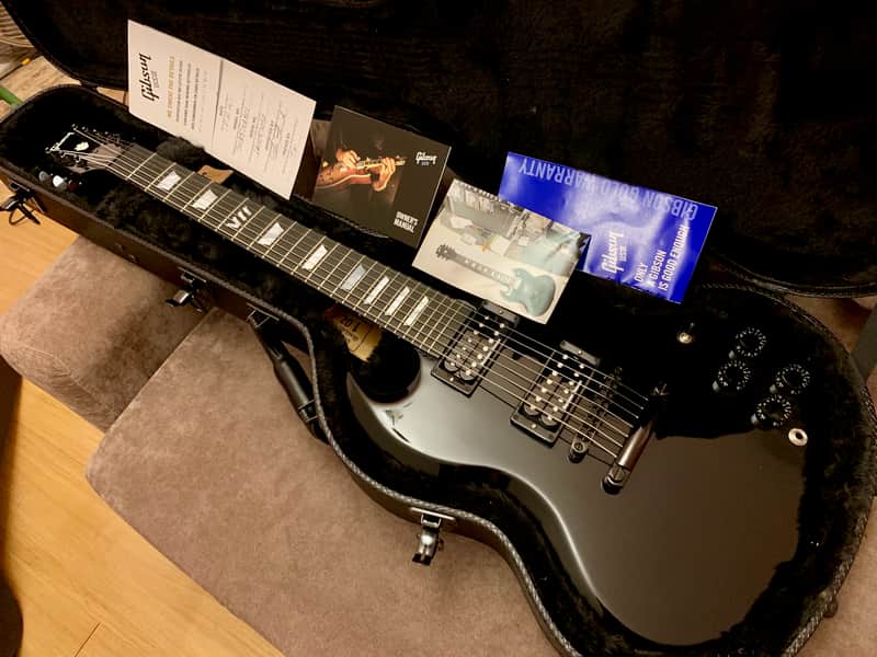 Gibson SG Dark 7 Limited Run collection 7 strings complete docs/case 2016 mint rare image 1
