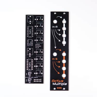 Active Multiple / PCB & Front Panel / Eurorack / DIY Synth / CV distributor image 1