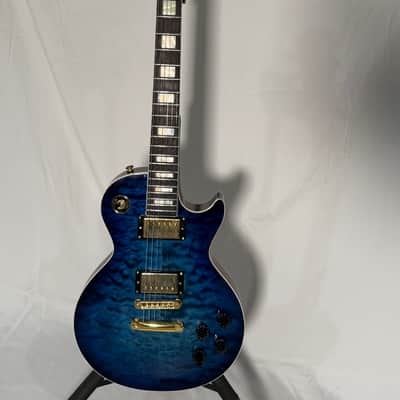 Custom Built Les Paul type 2025 2025 - Blue Burst Nitro image 9
