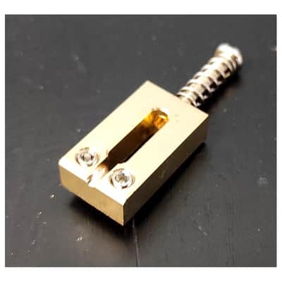 Tilt-Compensated Brass Saddles For Vintage Fender Telecaster/Tele® Guitar - 6-Piece Set, Made In Korea