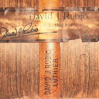 David Rubio 1973 classical guitar - remarkable concert guitar with outstanding sound - Similar to Julian Bream's guitar - check video! image 15