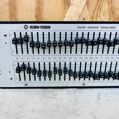 Immagine Klark Teknik DN360 2-Channel 31 Band Graphic Equalizer - Working - READ #530 - 2