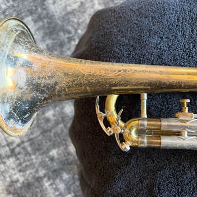 King Liberty 2B Trumpet 1945-1946 - rebuilt valves! image 10