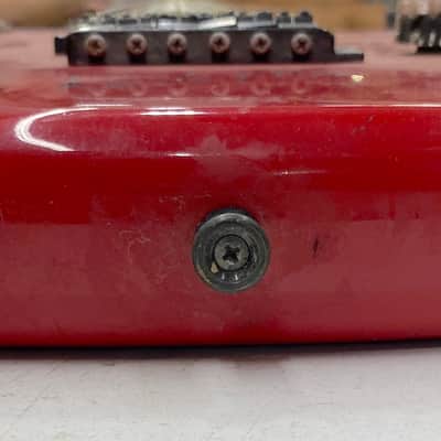 Electra Westone X185 Phoenix Red 1984 Electric Guitar signed by Keb' Mo' House of Blues as-is image 14