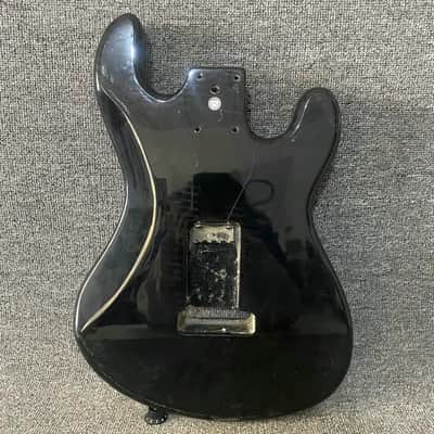 Black Left Handed Guitar Strat Style Basswood Body image 7