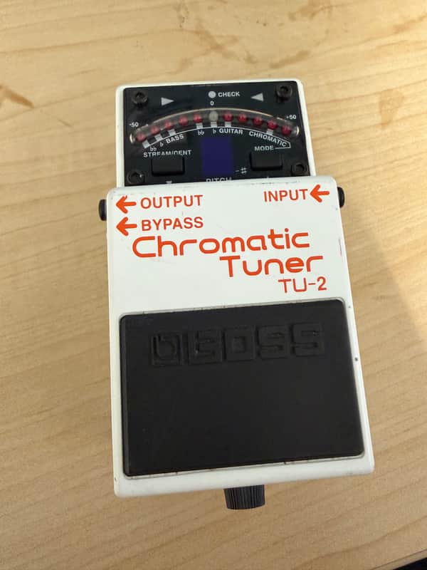 Boss TU-2 Chromatic Tuner (Dark Gray Label) 1998 - 2009 - White image 1