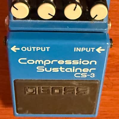 Boss CS-3 Compression Sustainer (Silver Label) 1997 - Present - Blue image 1