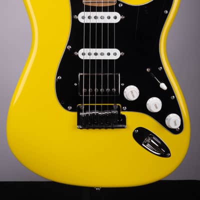 Fender Limited Edition American Ultra II Stratocaster HSS Electric Guitar - Graffiti Yellow image 1