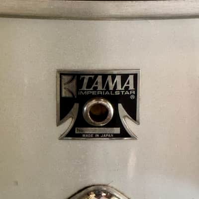Tama Imperialstar 70's 80's Drum Set 4 Piece Silver Wrap Made in Japan image 9