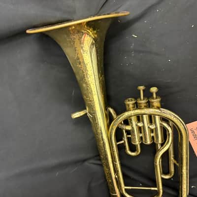 Yamaha YAH 201 Alto Horn Brass Instrument Vintage Untested image 3