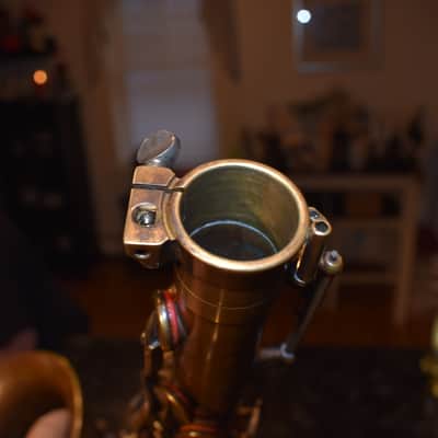 Pierret Super "Artiste" Tenor 1953-1958 Dark Vintage Brass Saxophone image 23