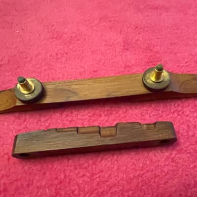 vintage 1965 1960's Gibson rosewood bridge for es-125 175 L5 barney kessel tal farlow super 400 350 L7 L4 image 7