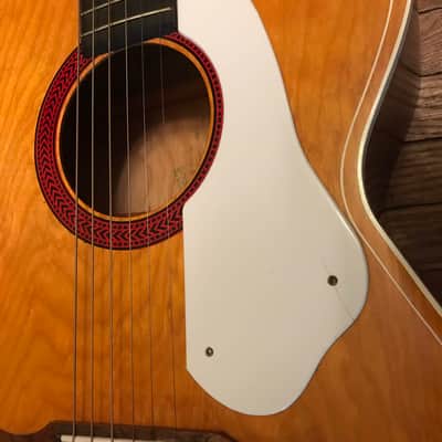 Vintage 1970 Fender F1010 Uni-Bar Acoustic Natural image 7