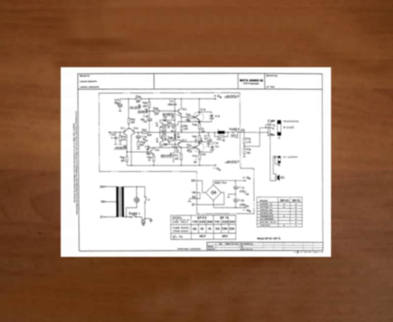 Hohner SP-55 SP-75 Service manual repair Schematic diagrams Schema elettrico image 1