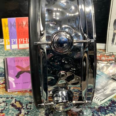 Hart Dynamics - Rick Allen's Def Leppard, 13" Trigger Pad (RA #2074)  With AUTOGRAPHED HEAD!! 2000s - Hammered Chrome image 7