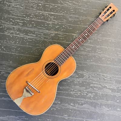Vintage (Lyon & Healy?) Parlor Guitar, 1900s image 2