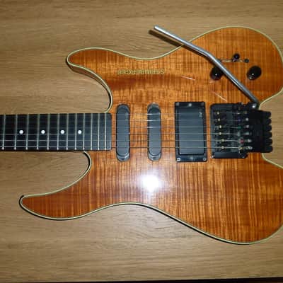 1980's STEINBERGER GM4T TransTrem Guitar in FLAMED HAWAIIAN KOA with Extra Newburgh Neck image 10