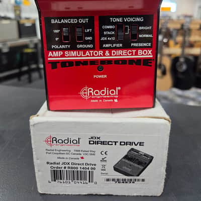 Used Radial JDX Direct Drive Amp Simulator and Direct Box image 1
