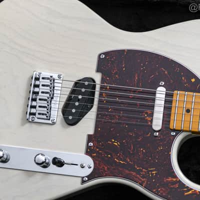 2005 Melancon Pro Artist T Telecaster in Transparent White. 6.6lbs image 8