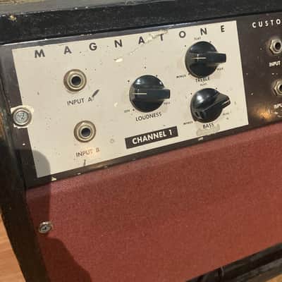 Magnatone Model 260 Custom 200 Series 2-Channel 35-Watt 2x12" Guitar Combo 1957 image 7