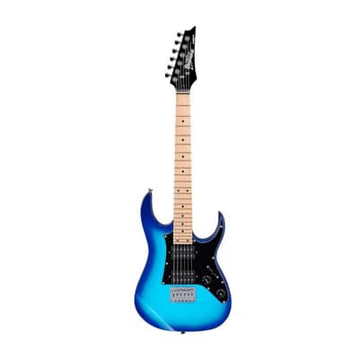Ibanez miKro Series GRGM21M Electric Guitar, Maple Fretboard, Blue Burst image 3
