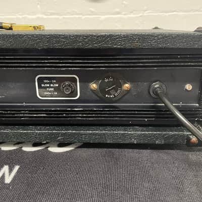 Marshall 1976 JMP Lead & Bass 100w Solid State Head Model #2195 Black image 12
