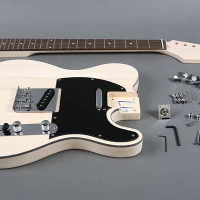 Unbranded Tele Style Electric Guitar DIY Kit Natural Unfinished image 1