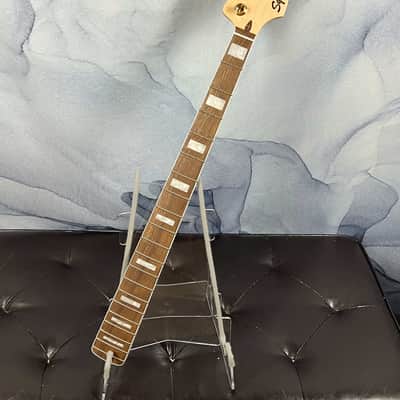 Squier 40th Anniversary Loaded Jazz Bass Neck with Bound Laurel Fingerboard, Block Inlays image 2