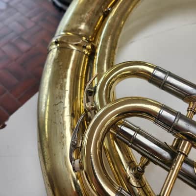 Very Good Used Yamaha YSH-411 Brass Sousaphone with Case and Mouthpiece image 15