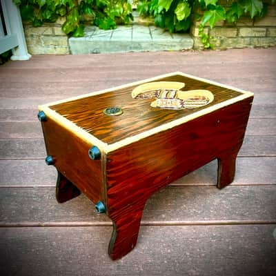 Rotary Connection  1x8 mini portable guitar speaker cab. Closed OR open back. Unique look. Vintage CTS 8” speaker. 8 ohms 25 watts. 2026 - Red Oak image 10