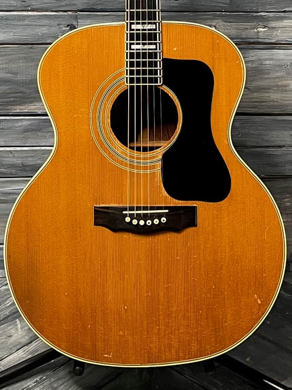Used Guild 1976 F-50R Jumbo USA made Acoustic Electric Guitar with Case image 1