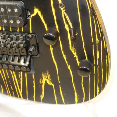 2021 Charvel Pro-Mod San Dimas Style 1 HH FR E Ash Electric Guitar, Ebony Fingerboard, Old Yella w/ Bag image 7