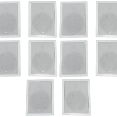 (10) JBL Control 128 W 8" 2-Way In-Wall Speakers For Home/Restaurant/Bar/Cafe image 1