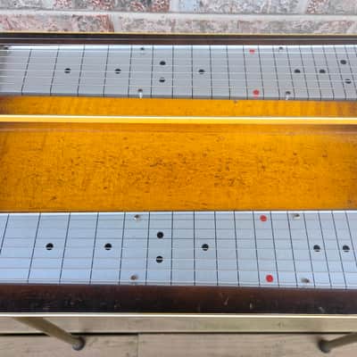 Vintage 1953 Gibson Grande Console Double Neck, Double Eight Steel Guitar w/ Original Legs, Hardshell Case! image 3