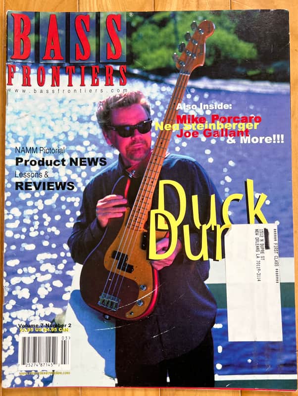 Bass Frontiers Magazine Vol.7 No.2 2000 Duck Dunn, Ned Steinberger, Mike Porcaro image 1