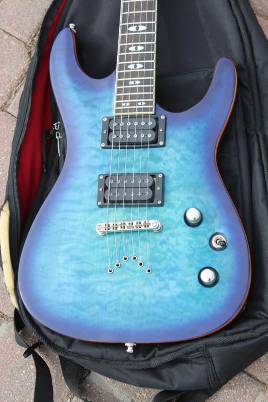 Dean Vendetta 4.0 Translucent Blue Quilted Top Guitar John Petrucci Liquifier Dimarzio Pickups! image 1