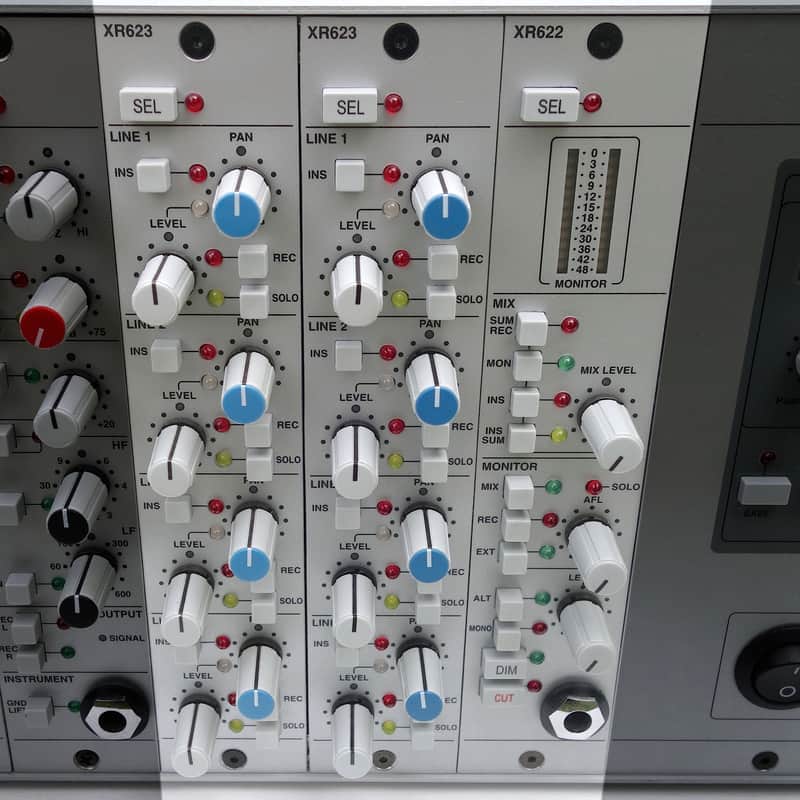 Solid State Logic X-Rack Modules - 2x XR623 4-Input + XR622 Master Output - SSL XLogic X-Desk Series Summing Line Mixer image 1