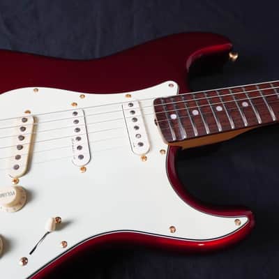 1999 Fender Japan Chris Impellitteri Signature Stratocaster ST68G-115CI Candy Apple Red CIJ image 10