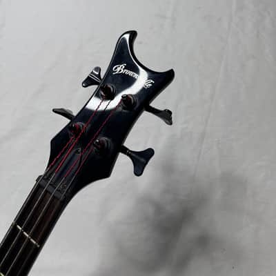 Brownsville New York Bat Electric Bass Guitar 2000s - Hot Rod Flame Graphic image 12