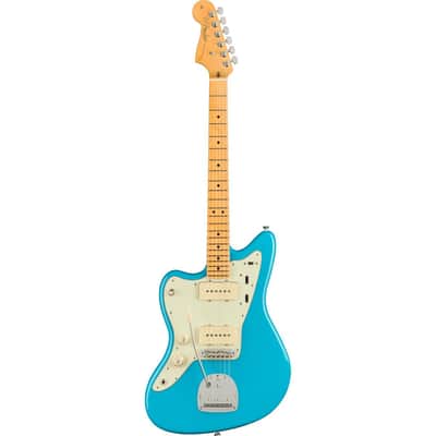 Fender American Professional II Jazzmaster Left-Handed Electric Guitar, Maple Fingerboard, Miami Blue image 1