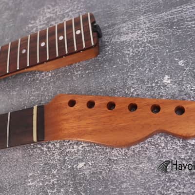 Mahogany T Type Spoke Wheel Carbon Fiber Rods Neck Stainless Steel Jescar Frets image 7